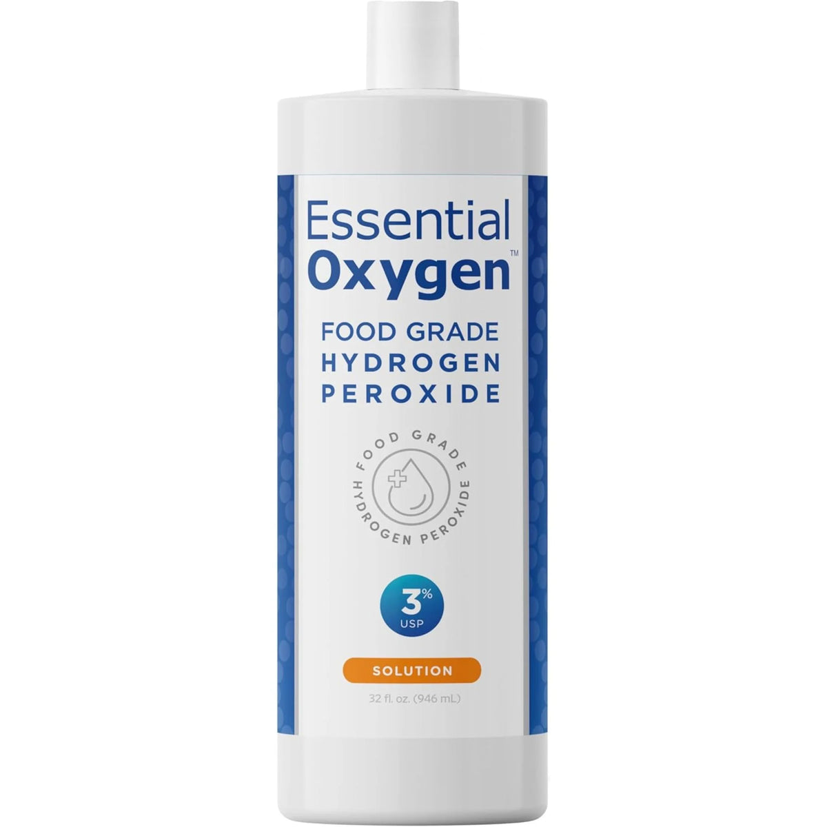 Essential Oxygen Food Grade Hydrogen Peroxide 3% 946ml - Nature's Source Inc