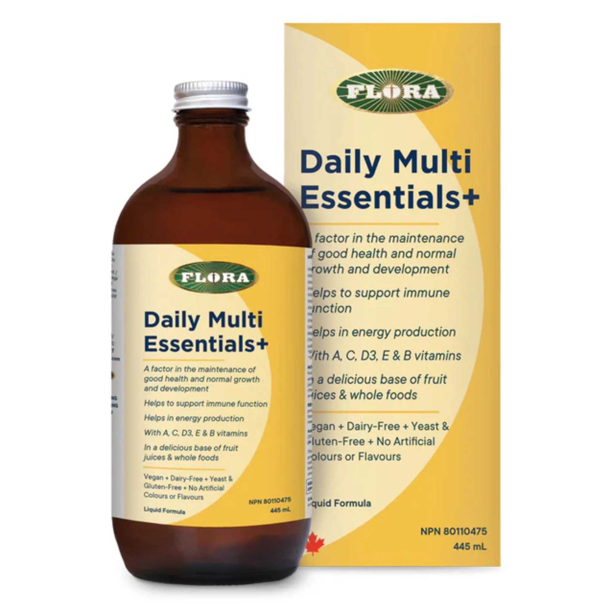 Flora Daily Multi Essentials+ 445ml - Nature's Source Inc