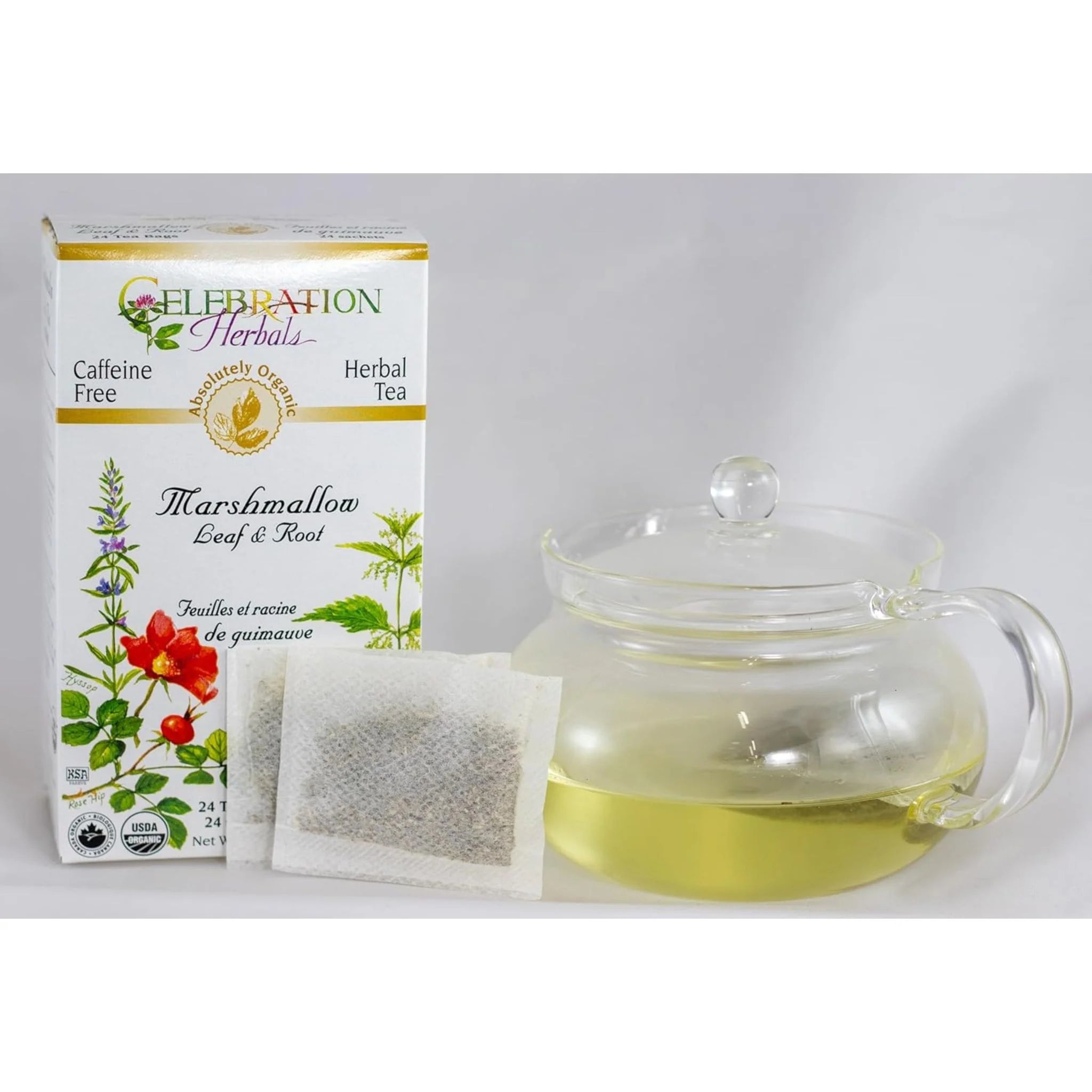 Celebration Herbals Organic Marshmallow Leaf Tea 24 bags - Nature's Source Inc