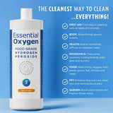 Essential Oxygen Food Grade Hydrogen Peroxide 3% 946ml - Nature's Source Inc