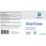 Biomed AllerEase 120 Capsules - Nature's Source Inc