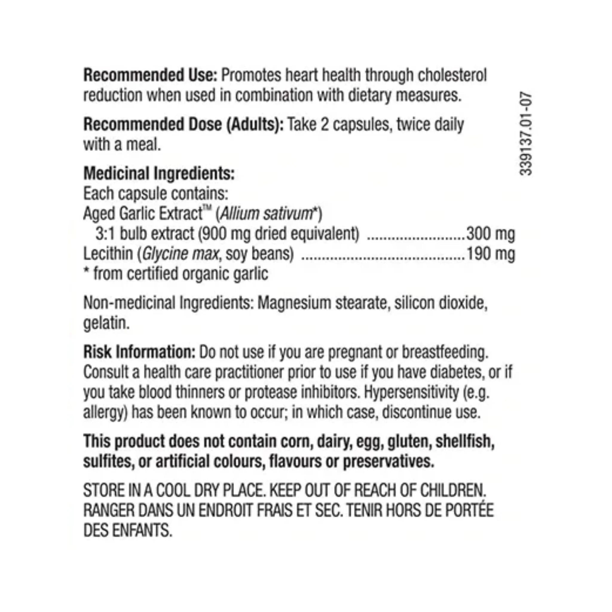 Kyolic Formula 104 360 capsules - Nature's Source Inc