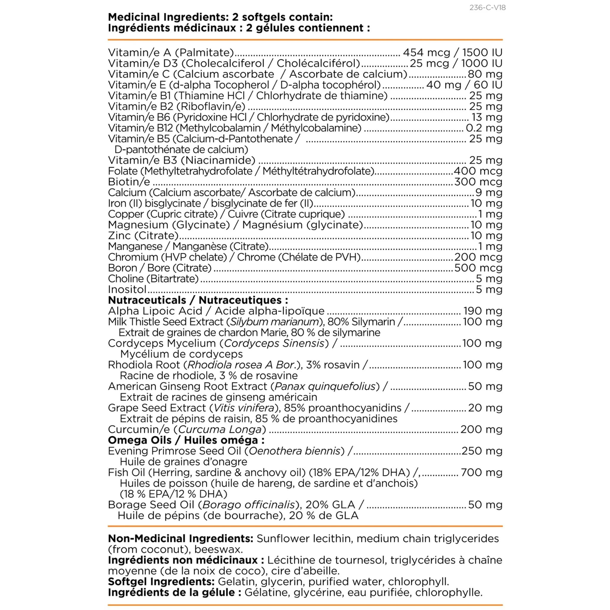 Platinum Naturals Activ-X Women 120 Softgels - Nature's Source Inc