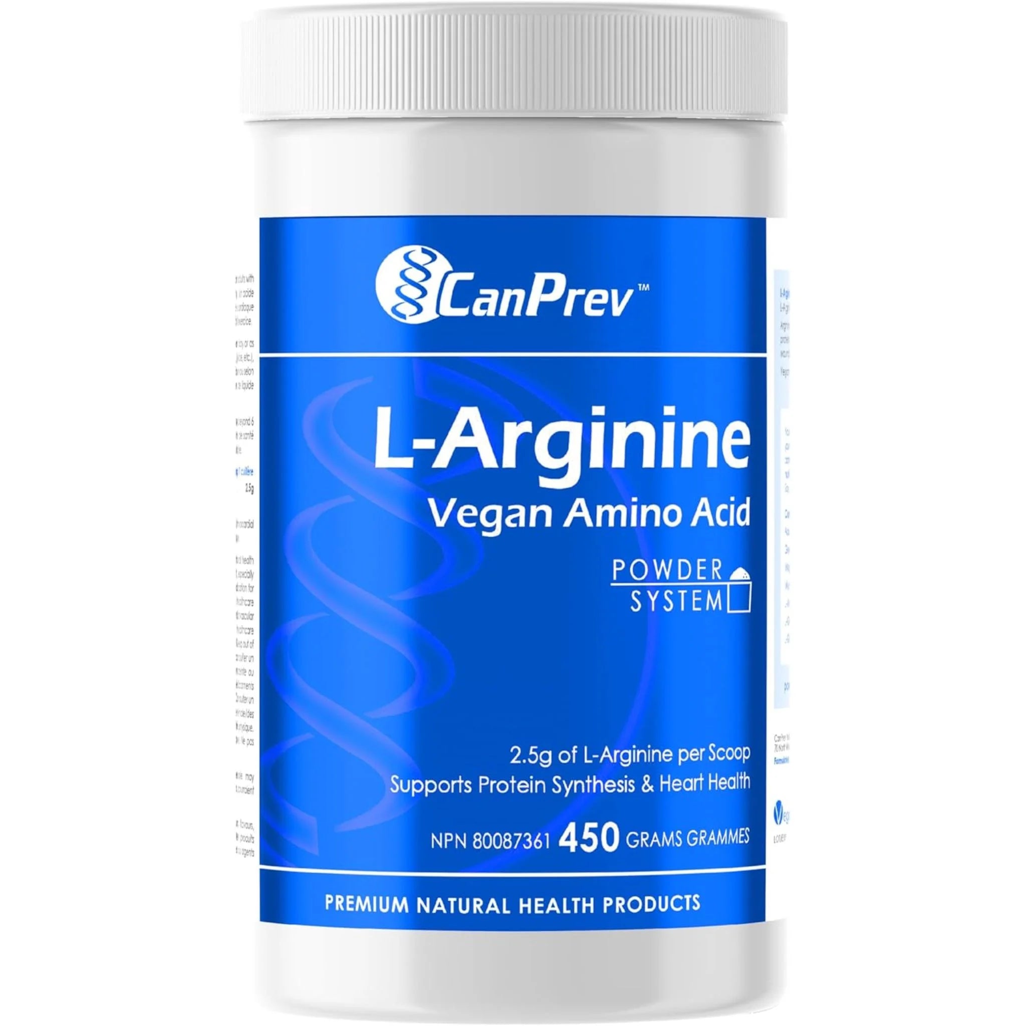 CanPrev L-Arginine Vegan Amino Acid Powder - 450g - Nature's Source Inc