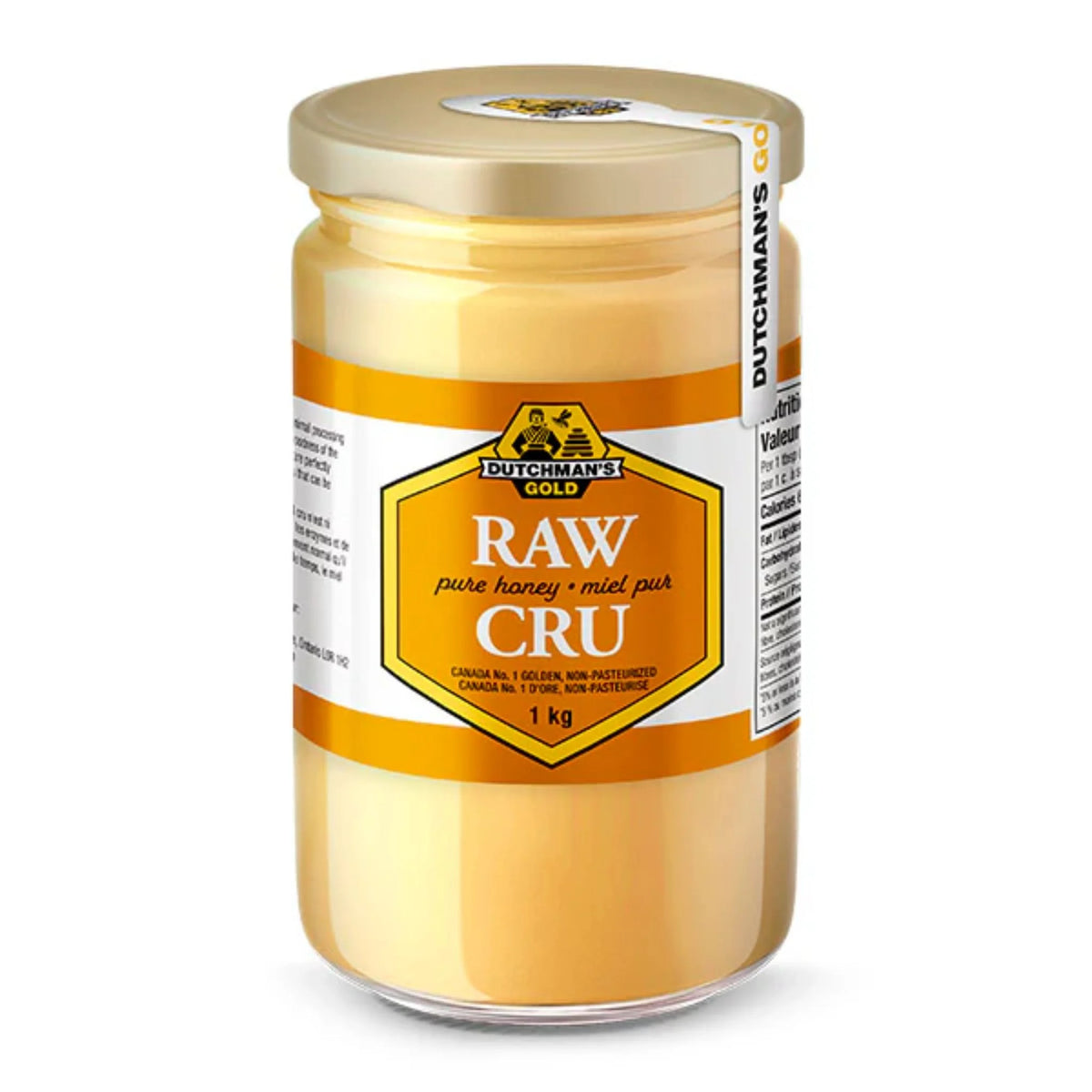 Dutchman's Gold Raw Honey Jar 1kg - Nature's Source Inc