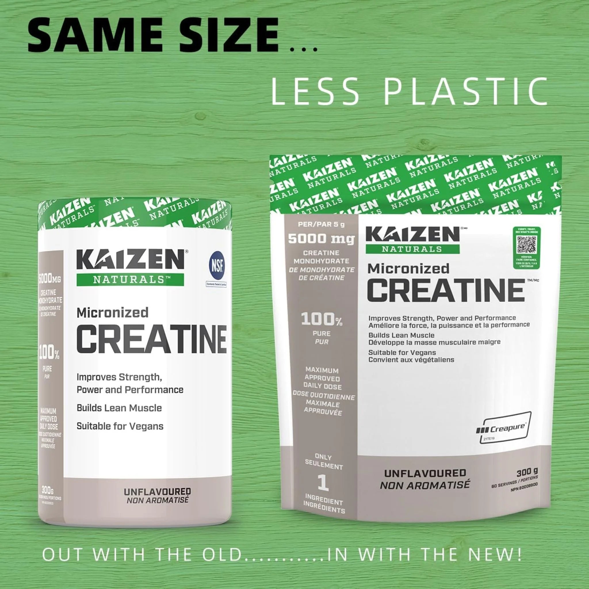 Kaizen Naturals Micronized Creatine 300g