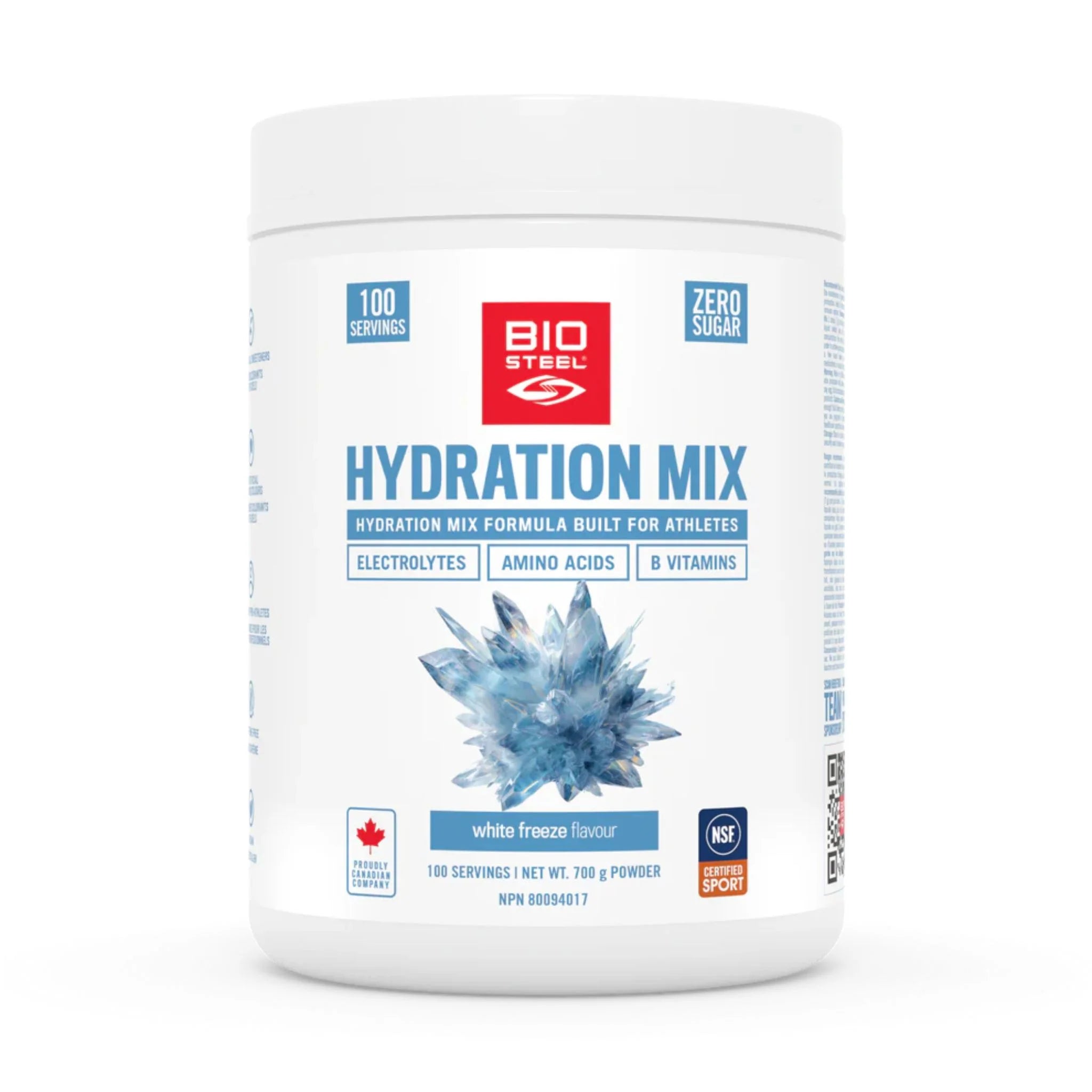 BioSteel Hydration Mix White Freeze 700g - Nature's Source Inc