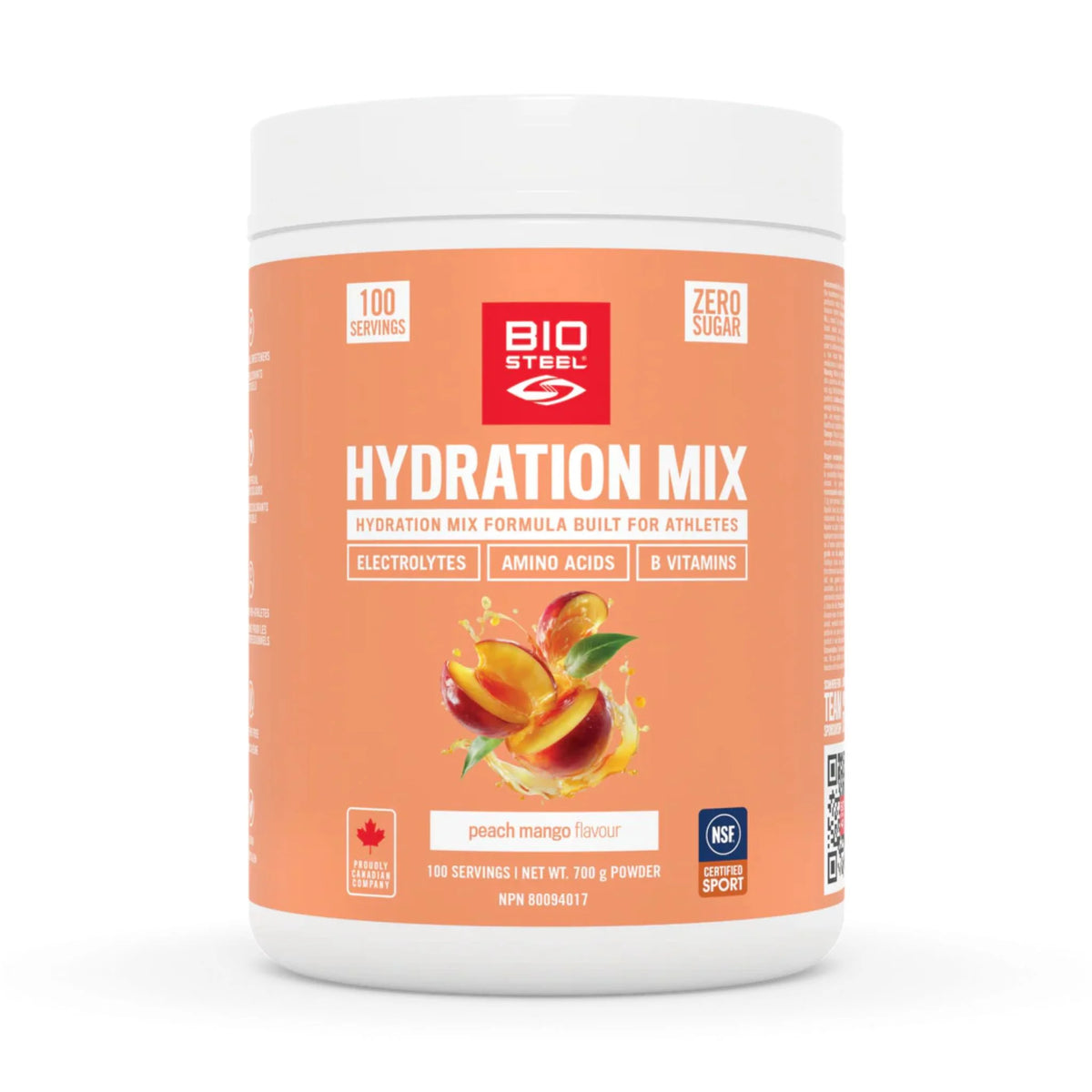 BioSteel Hydration Mix Peach Mango 700g