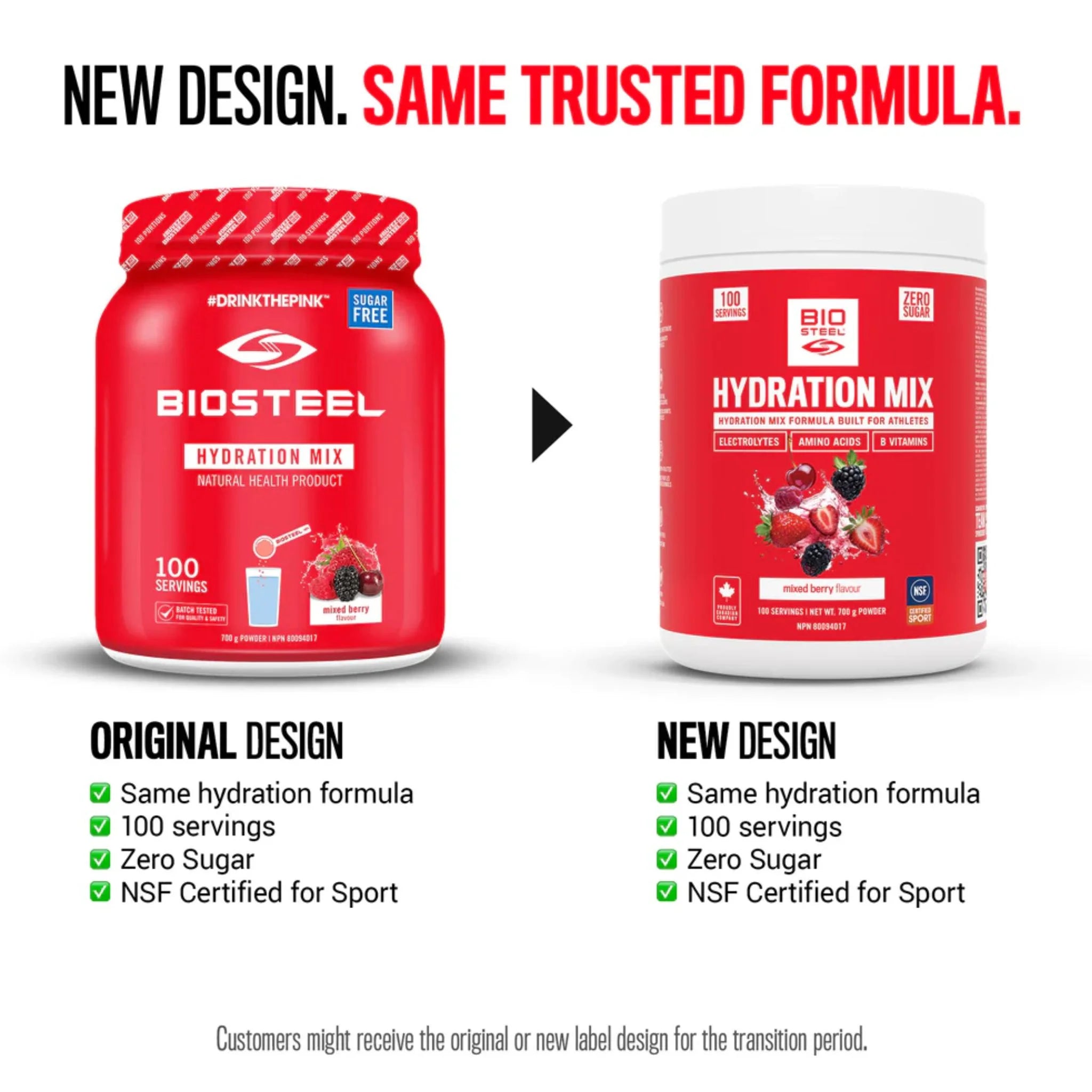 BioSteel Hydration Mix Mixed Berry 700g - Nature's Source Inc