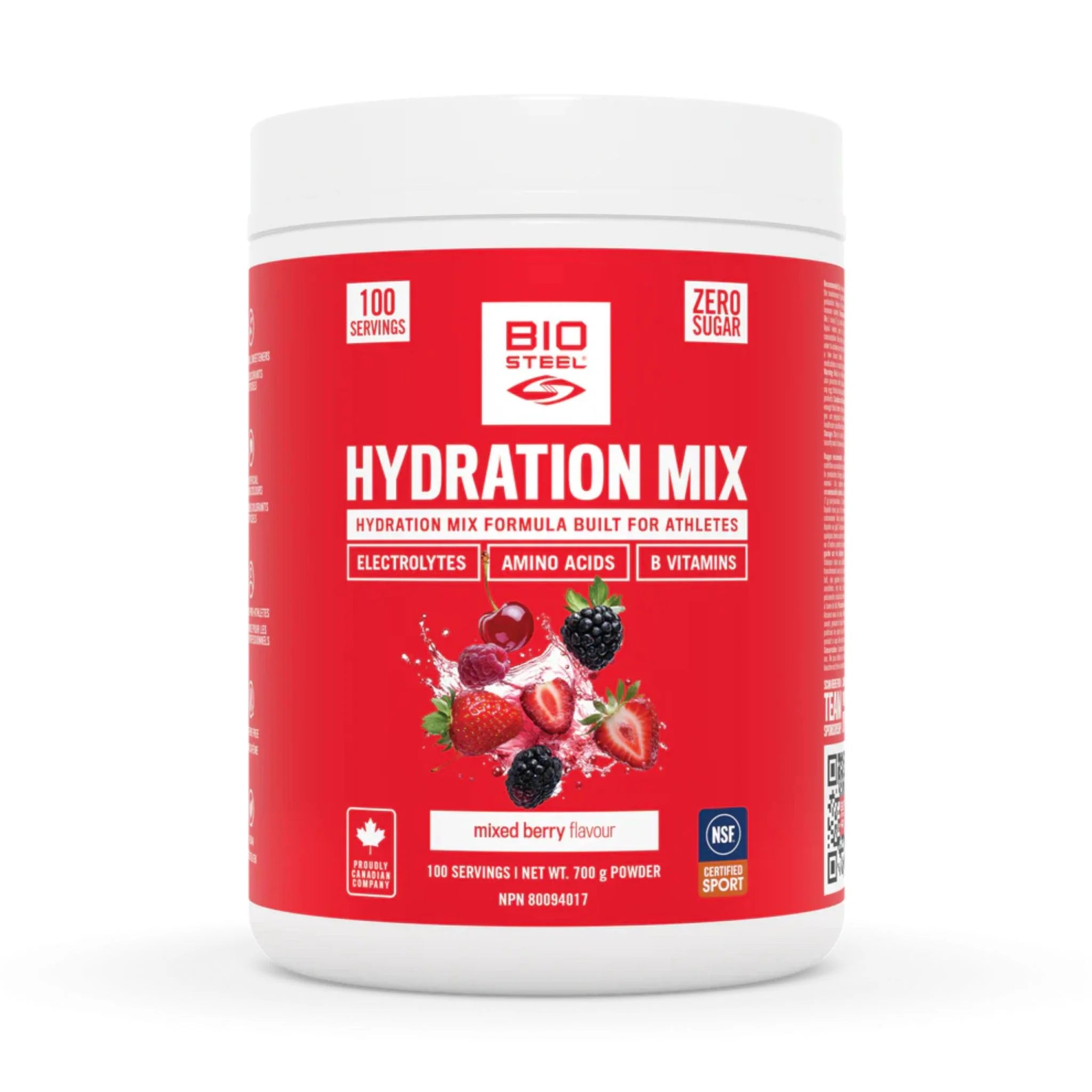 BioSteel Hydration Mix Mixed Berry 700g - Nature's Source Inc
