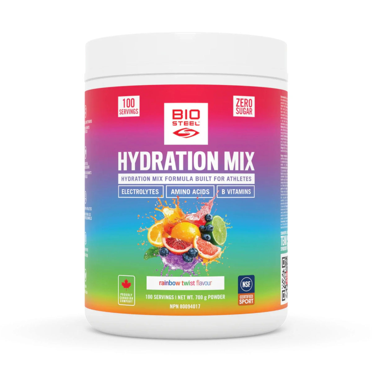 BioSteel Hydrationn Mix Rainbow Twist 700g - Nature's Source Inc