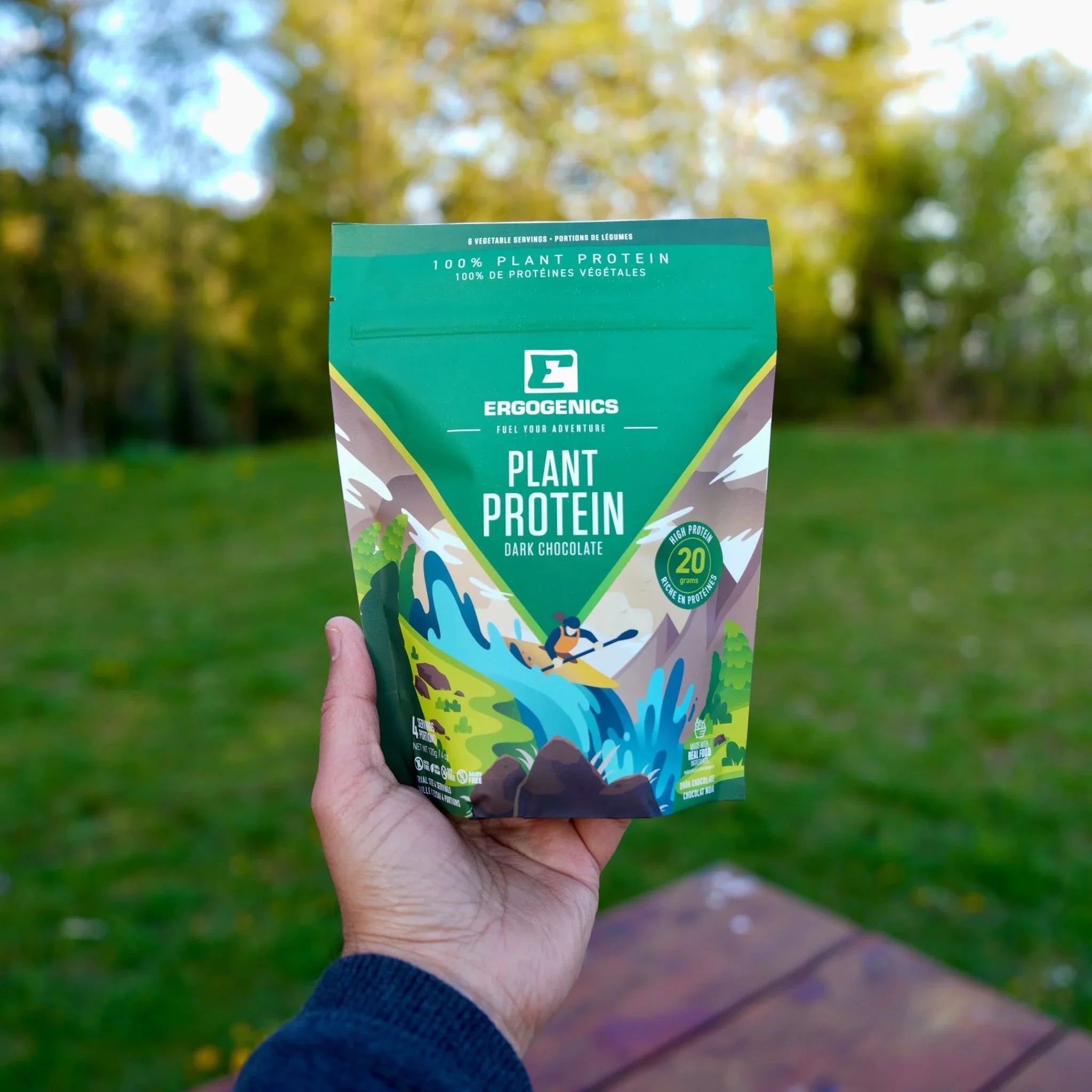 Ergogenics Nutrition Plant Protein Dark Chocolate 120g