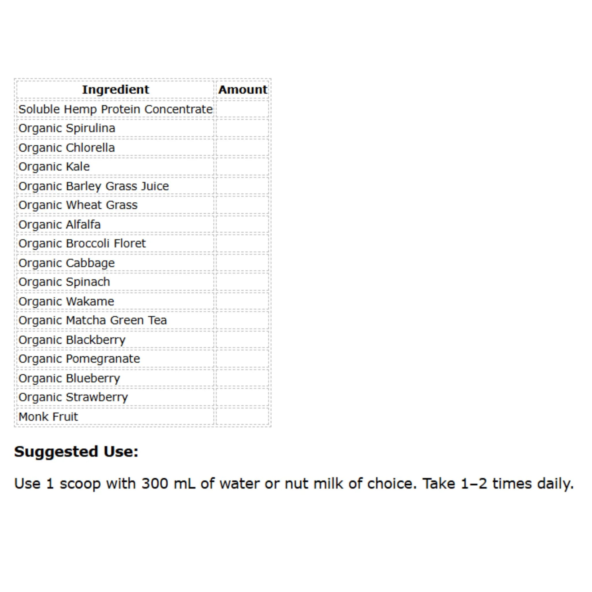 Ergogenics Nutrition Plant Protein Mixed Berries 120g