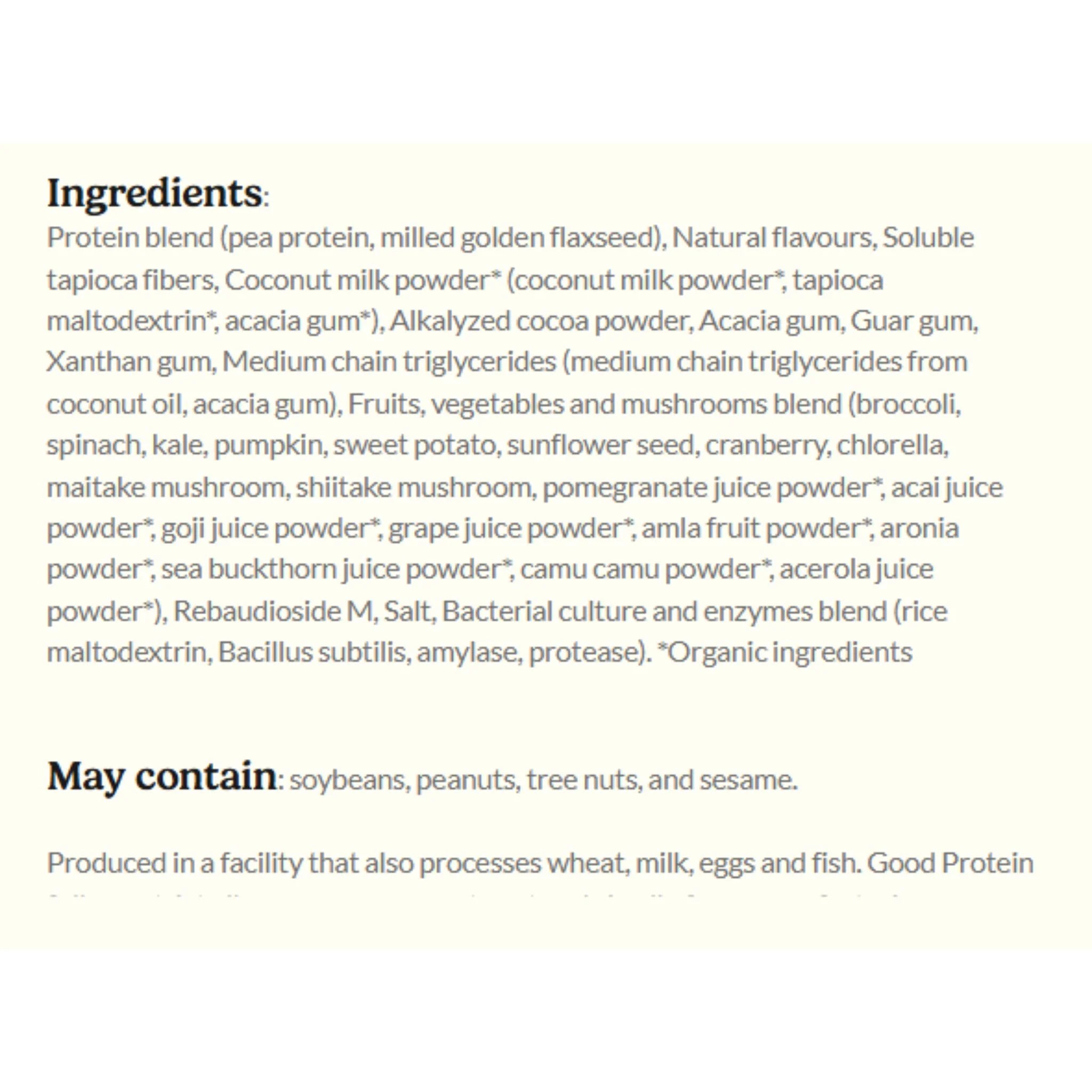 Good Protein Chocolate Fudge 440g - Nature's Source Inc