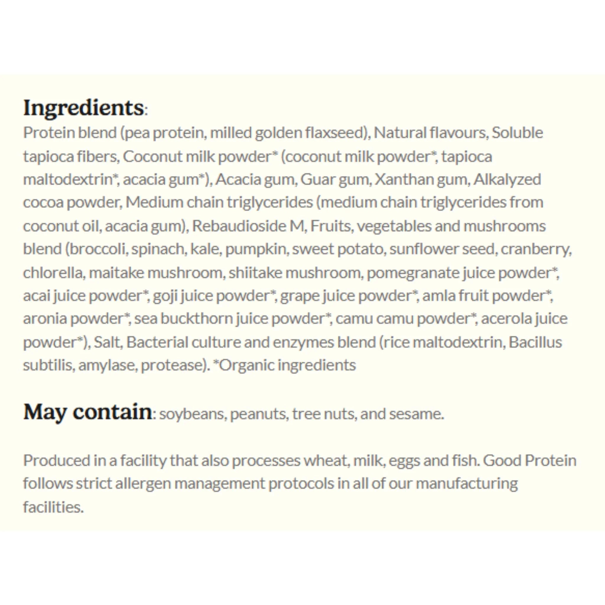 Good Protein Cookies & Cream 440g - Nature's Source Inc