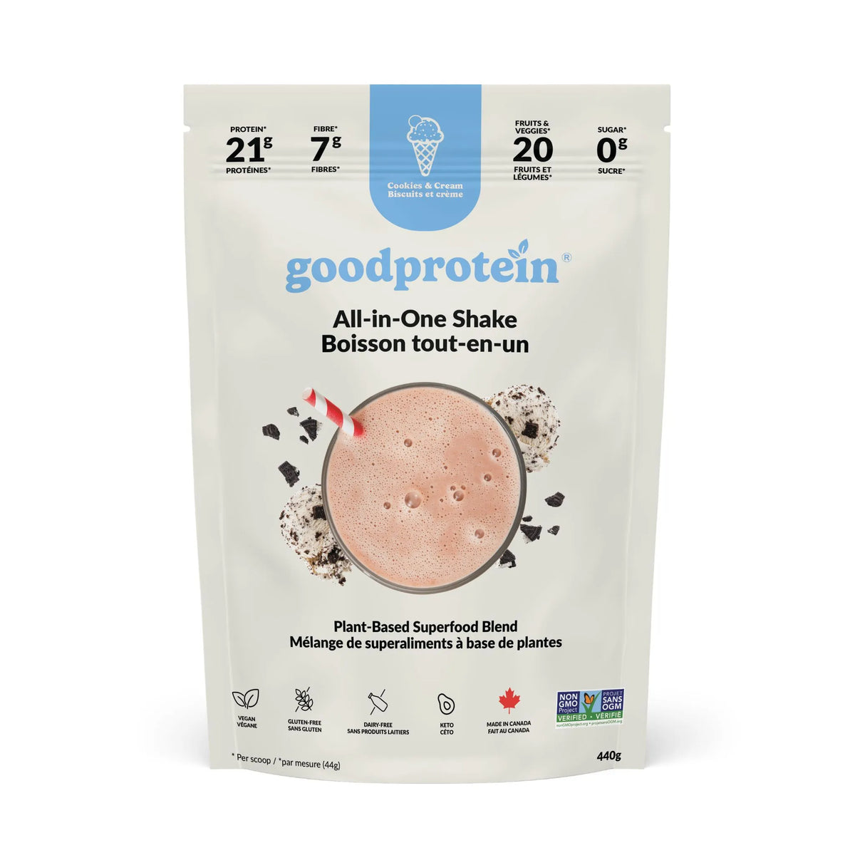 Good Protein Cookies & Cream 440g