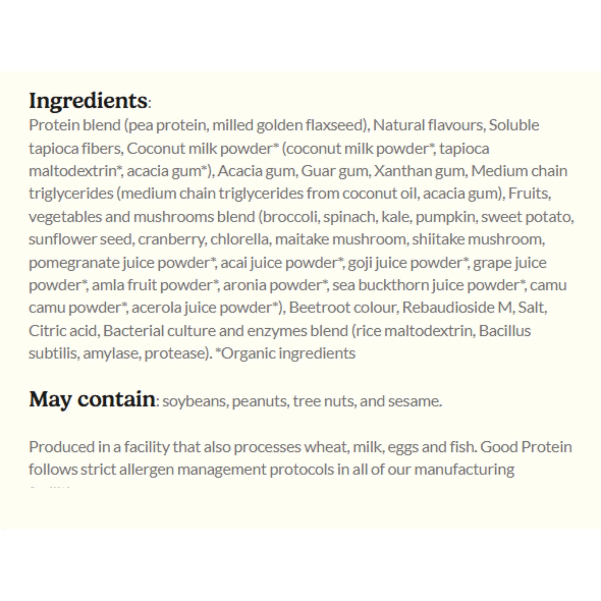 Good Protein Strawberries & Cream 440g - Nature's Source Inc