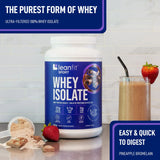 LeanFit Whey Isolate Chocolate 916g