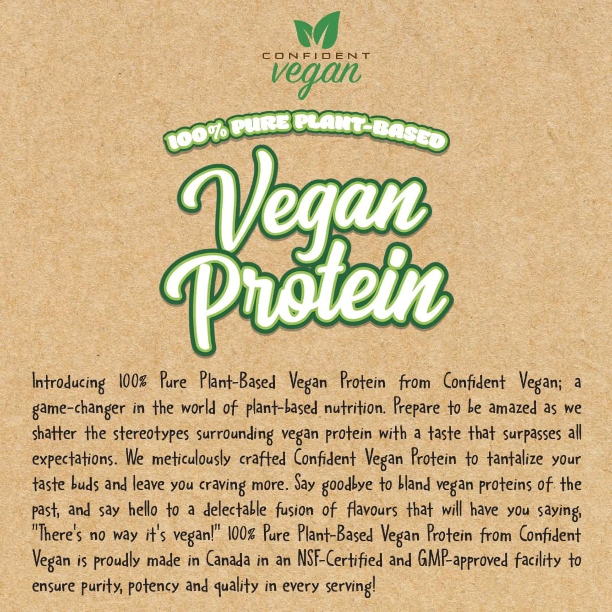 Confident Vegan Protein Coffee Caramel Fudge 907g