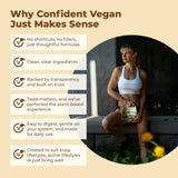 Confident Vegan Protein Vanilla Bean Latte 907g