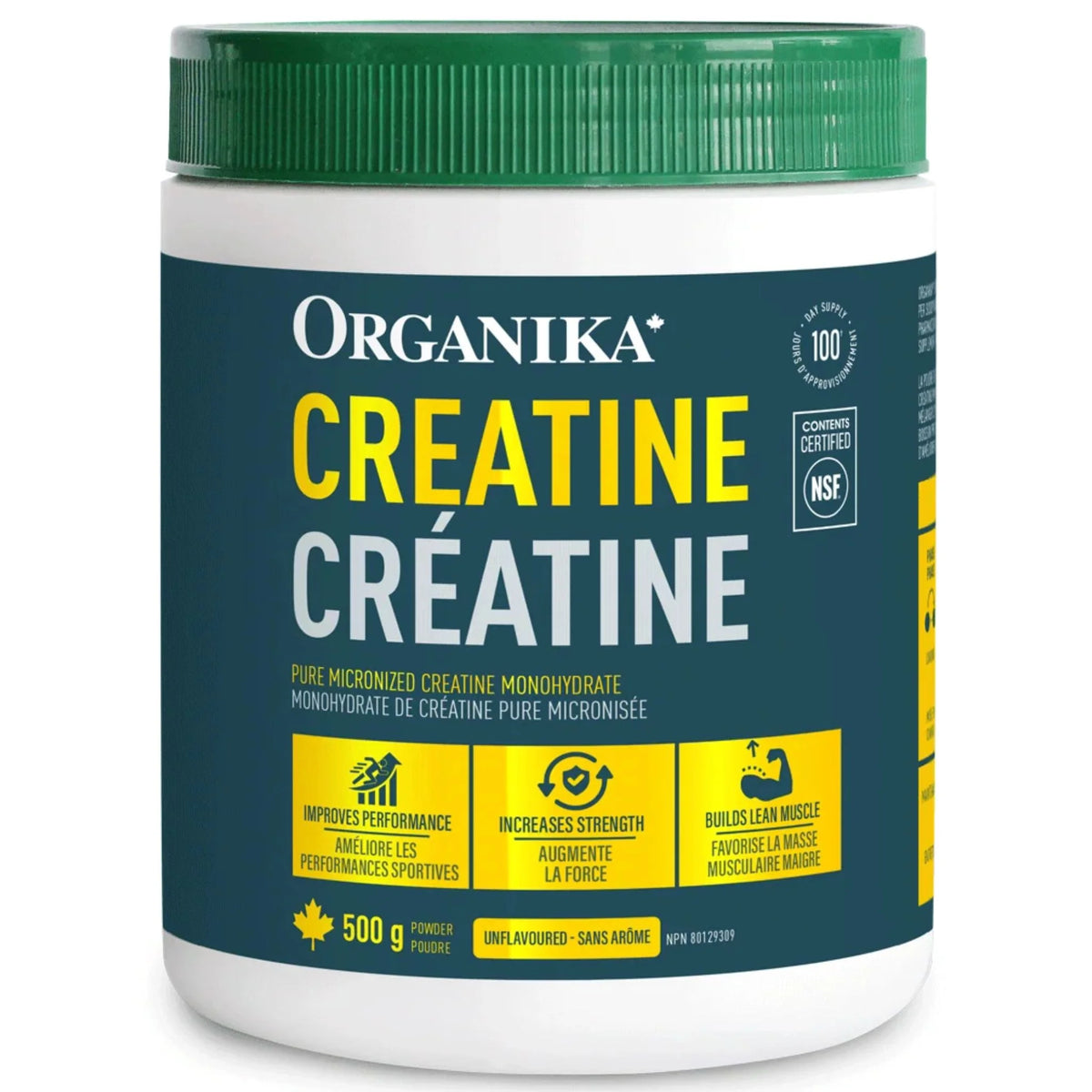 Organika Creatine Monohydrate Powder