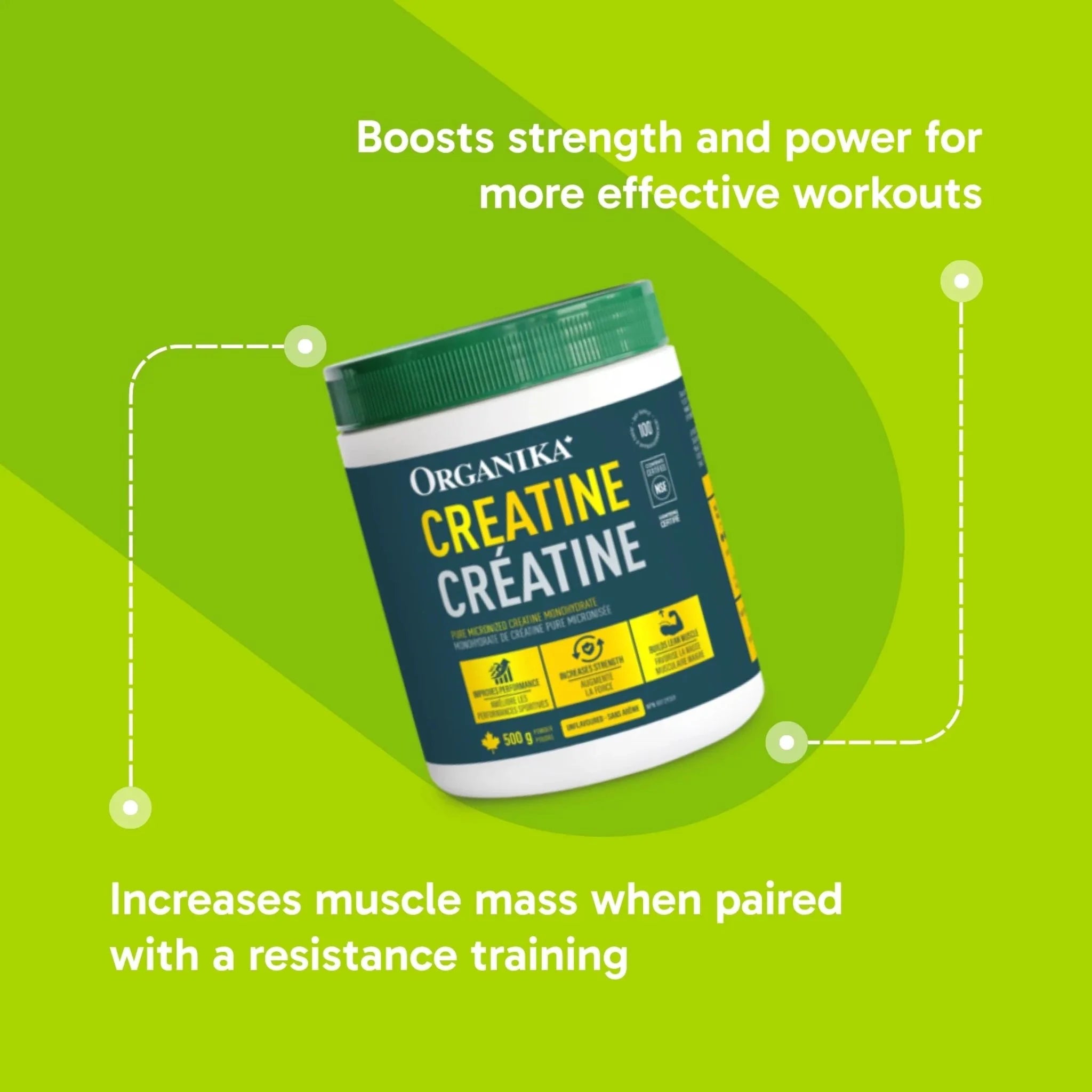 Organika Creatine Monohydrate Powder