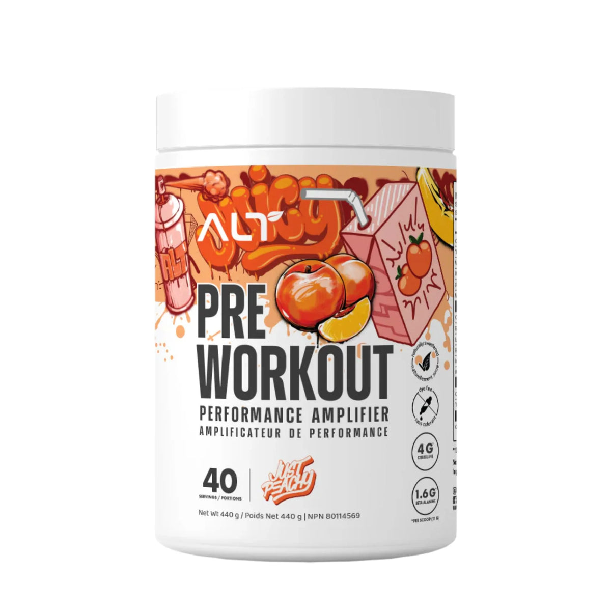 ALT Pre-Workout Just Peachy 440g