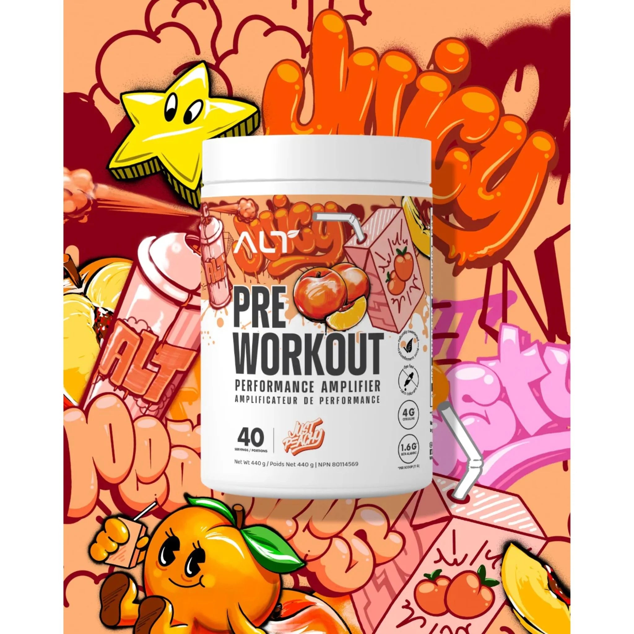 ALT Pre-Workout Just Peachy 440g