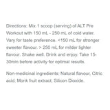 ALT Pre-Workout Sour Green Cherry 440g