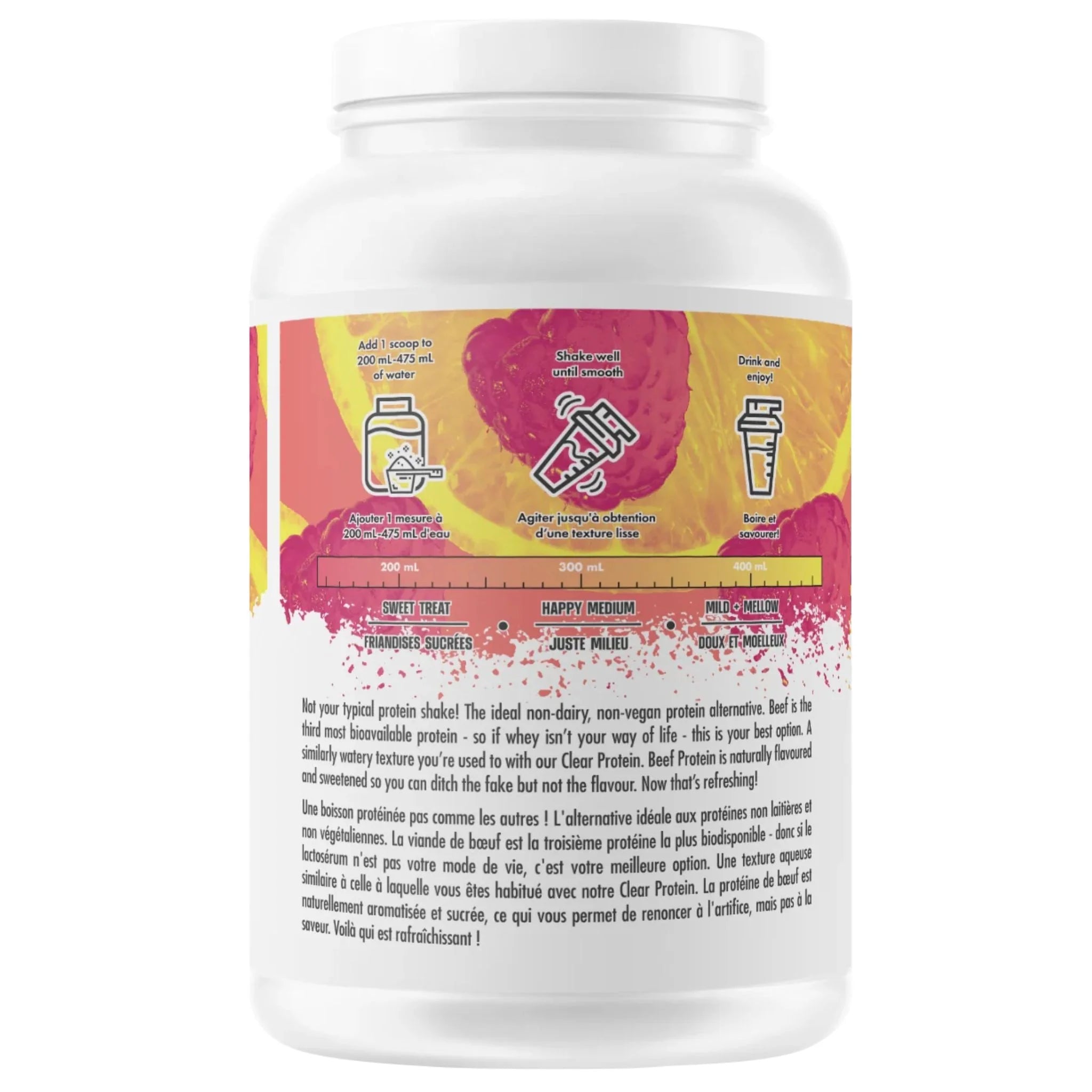 ALT Grass-Fed Beef Protein Raspberry Lemonade 725g