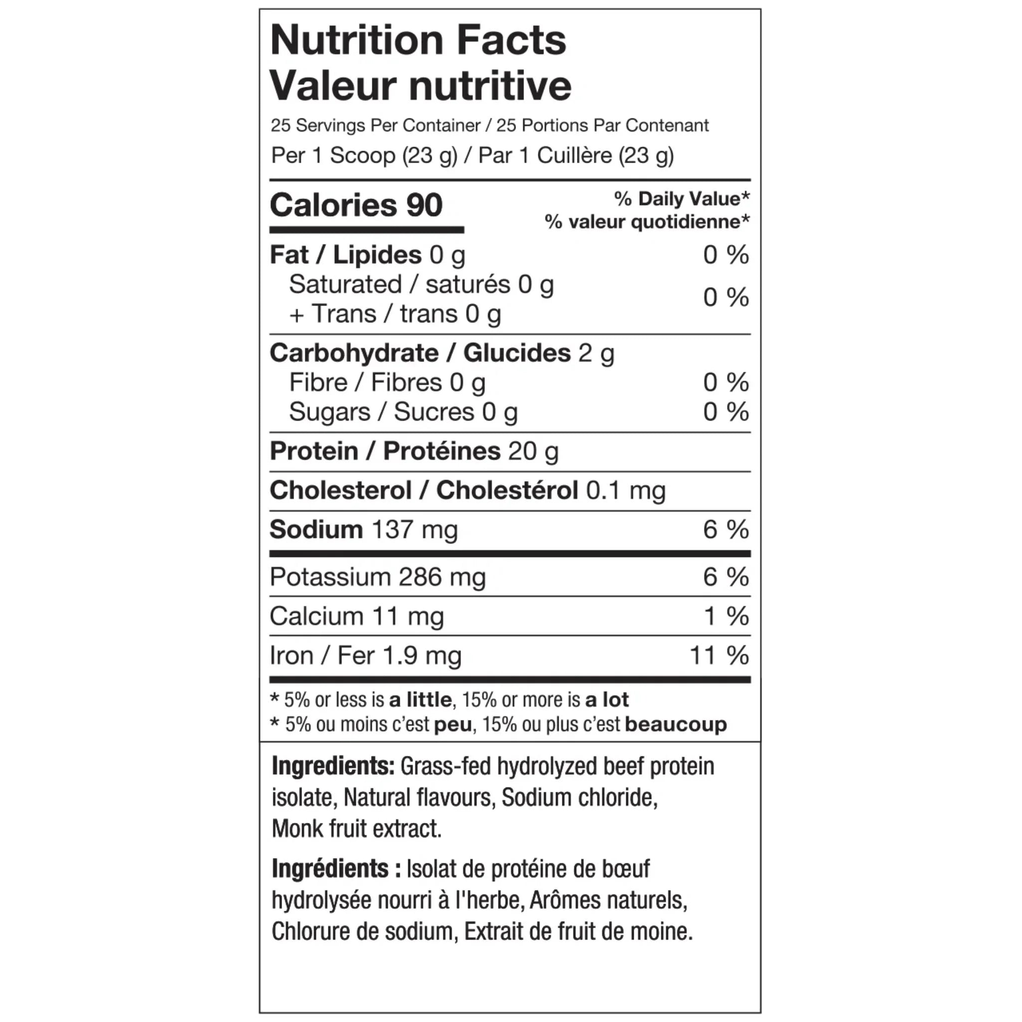 ALT Grass-Fed Beef Protein Lemon Lime 725g