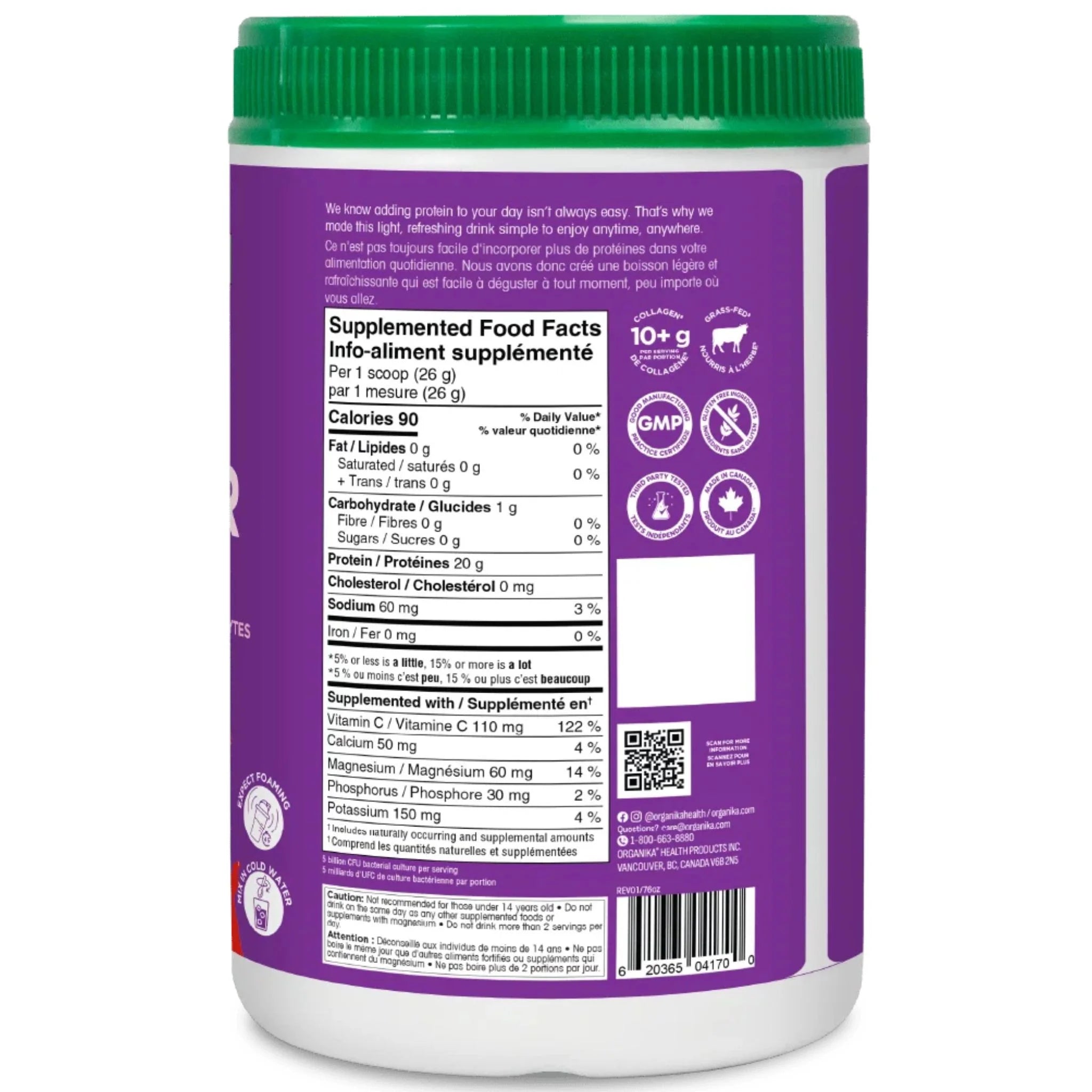 Organika Whey Protein Hydrator, Whey Protein Isolate Powder 650g