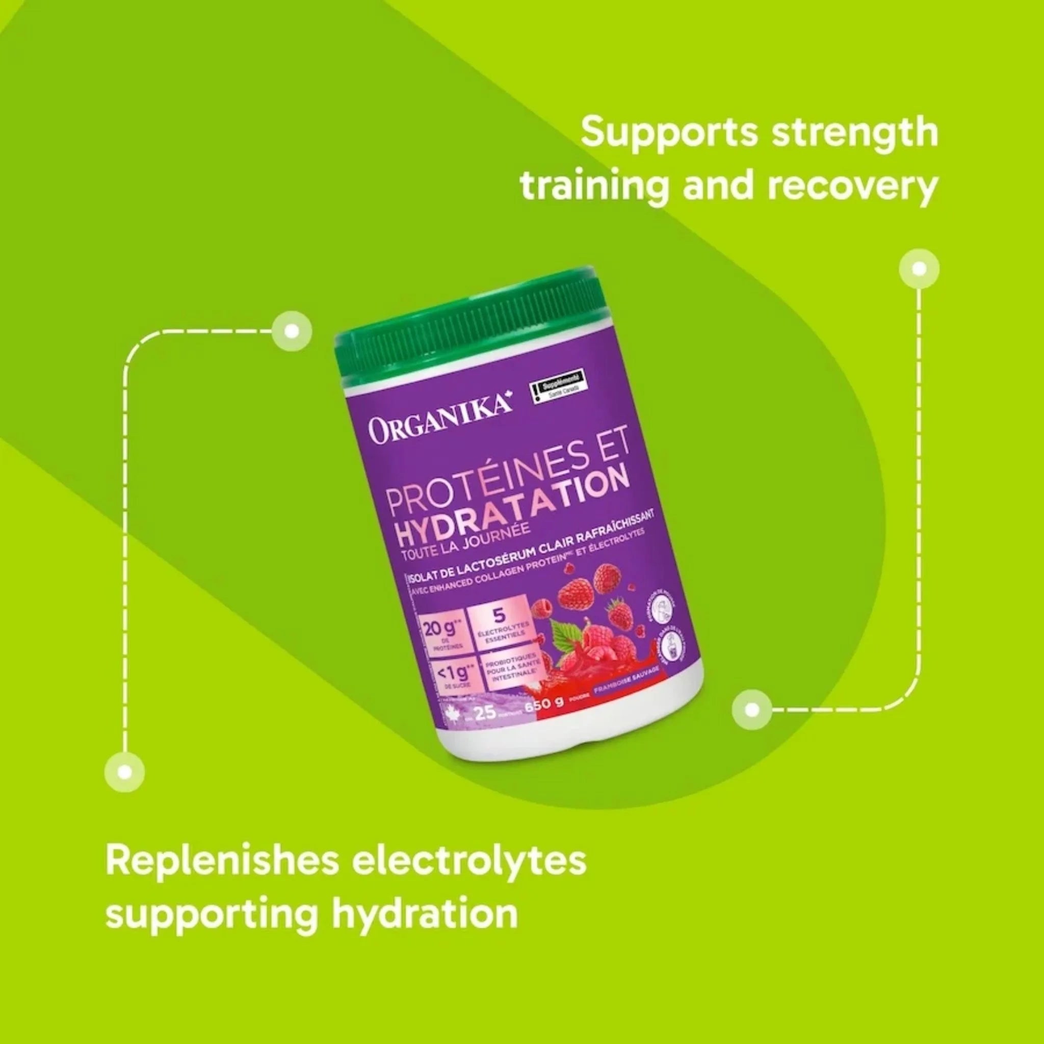 Organika Whey Protein Hydrator, Whey Protein Isolate Powder 650g