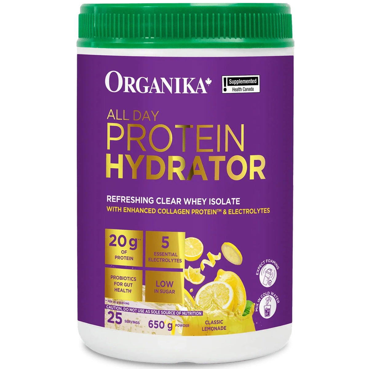 Organika Whey Protein Hydrator, Whey Protein Isolate Powder 650g