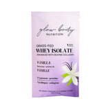 Glow Body Grass - Fed Whey Isolate Vanilla 907g - Nature's Source Inc