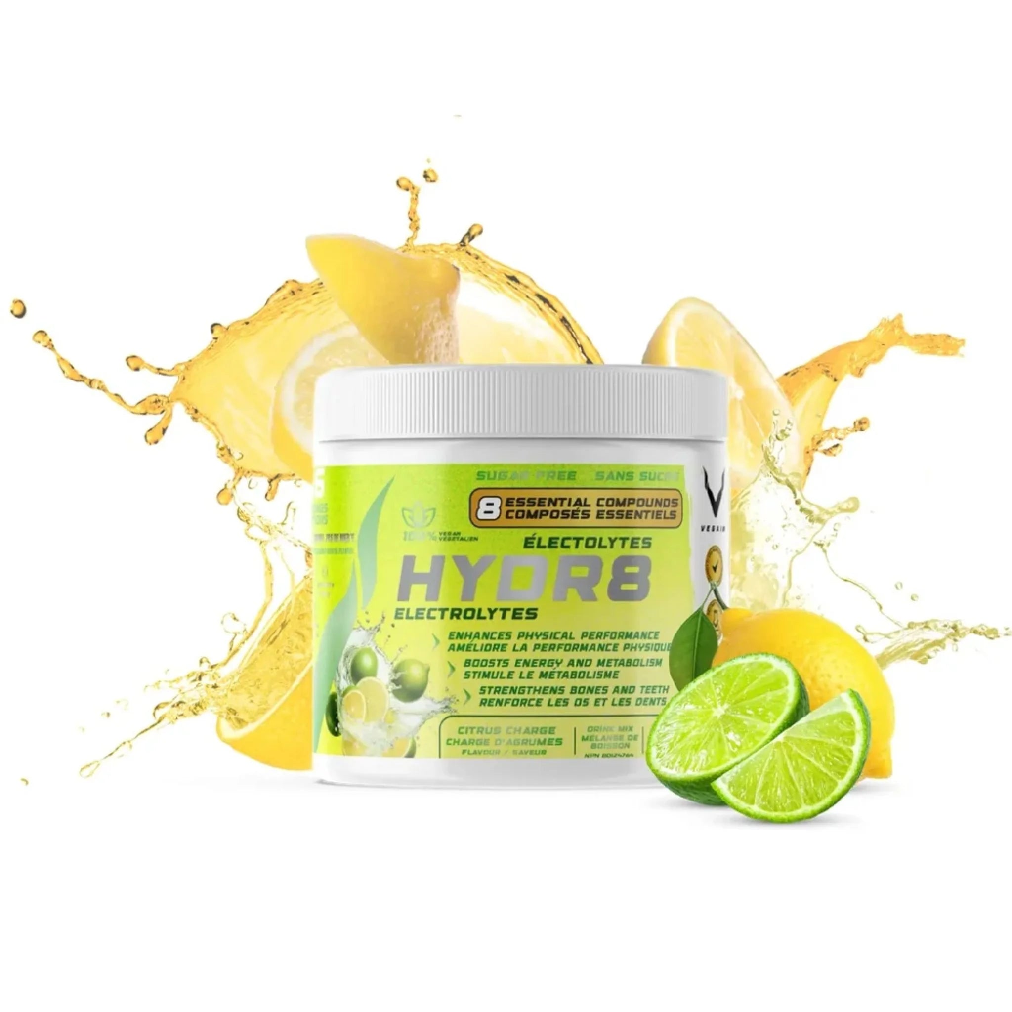 VEGAIN HYDR8 Electrolytes Citrus Charge 250g