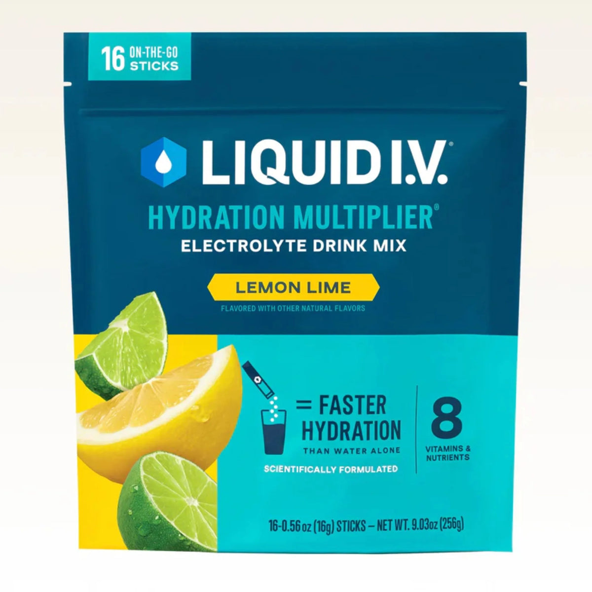 Liquid I.V. Electrolyte Drink Mix Lemon Lime 16ct