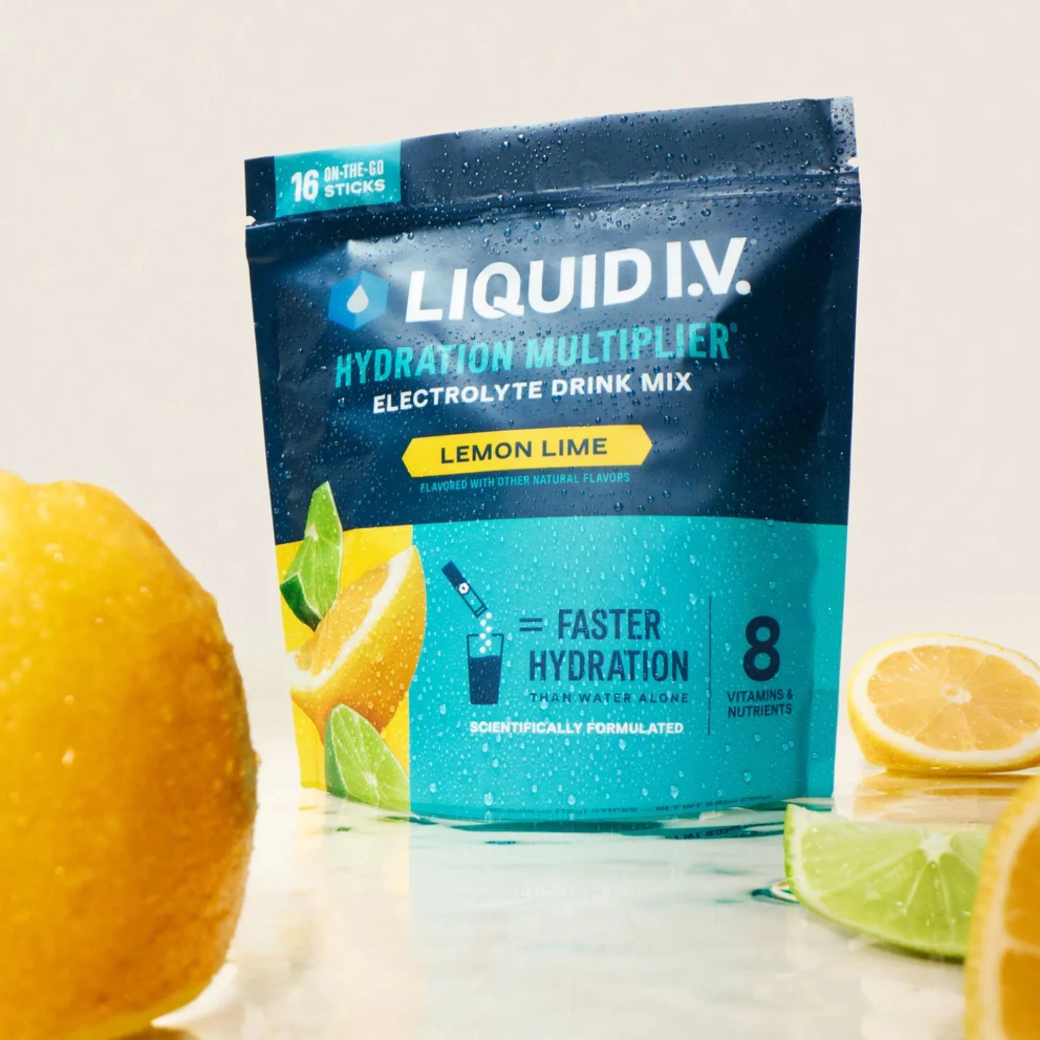 Liquid I.V. Electrolyte Drink Mix Lemon Lime 16ct