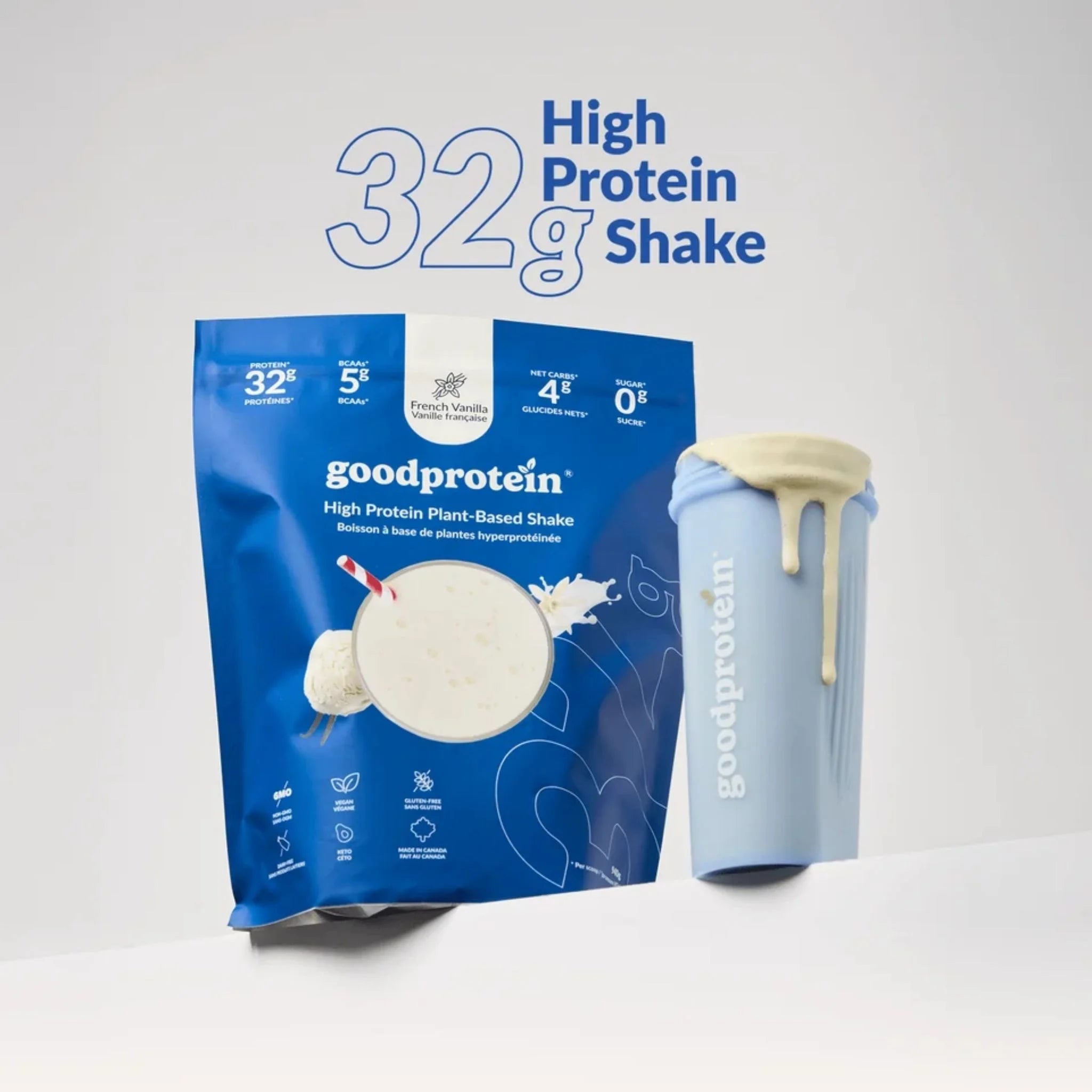 Good Protein High Protein Shake French Vanilla 940g