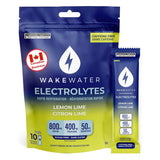 WakeWater Electrolytes Lemon Lime 6g x 10 - Nature's Source Inc