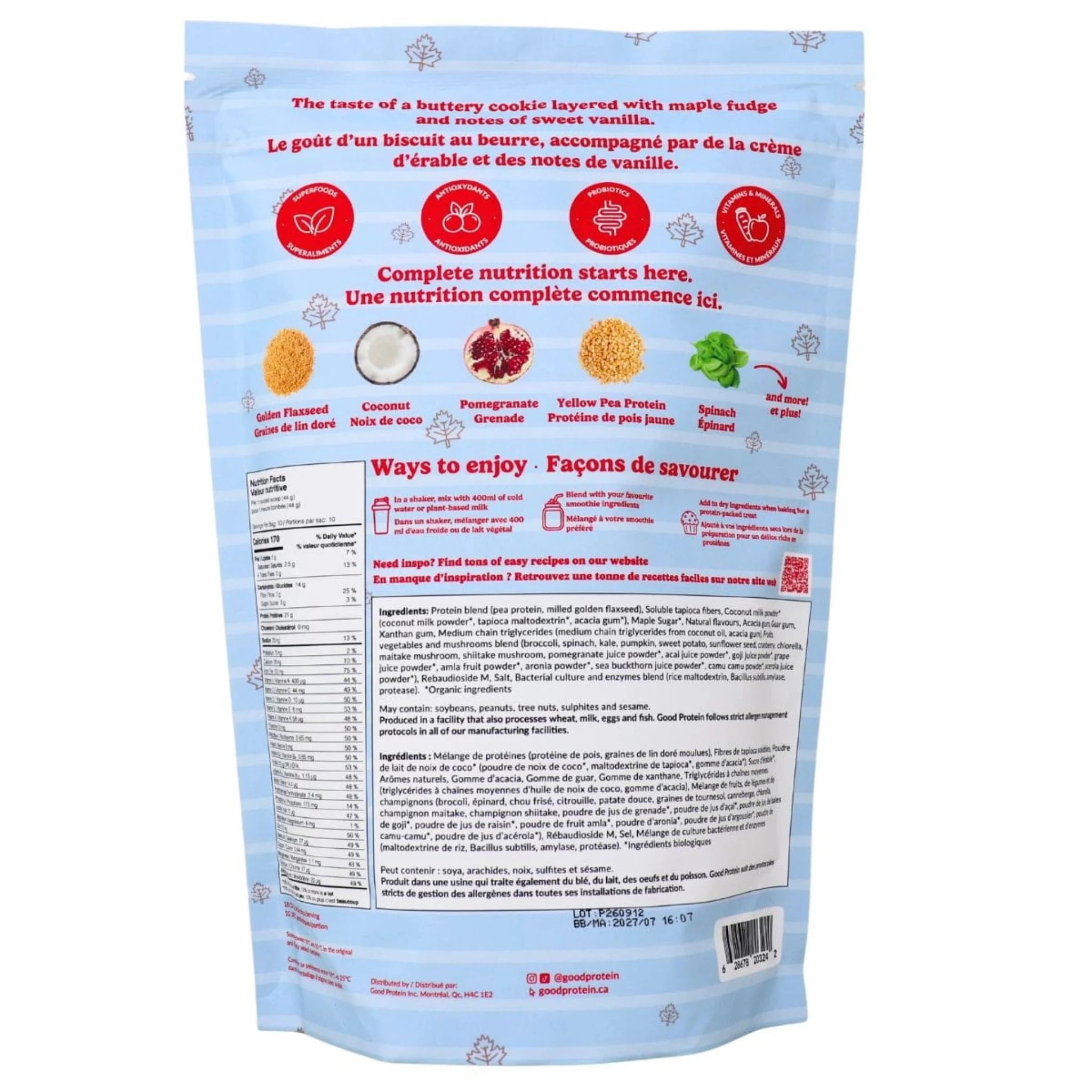 Good Protein Maple Cookie 440g