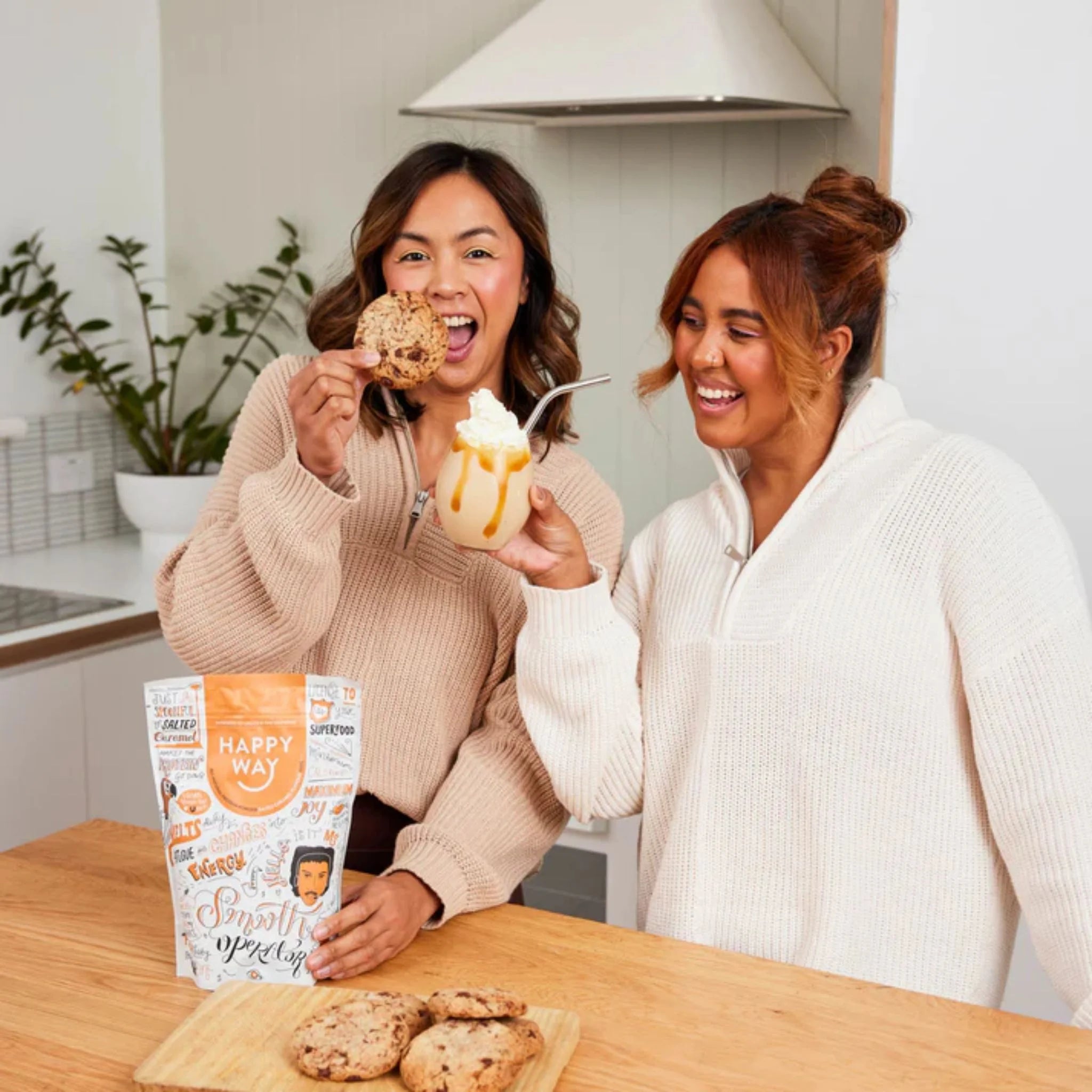 Happy Way Whey Protein Salted Caramel 500g - Nature's Source Inc