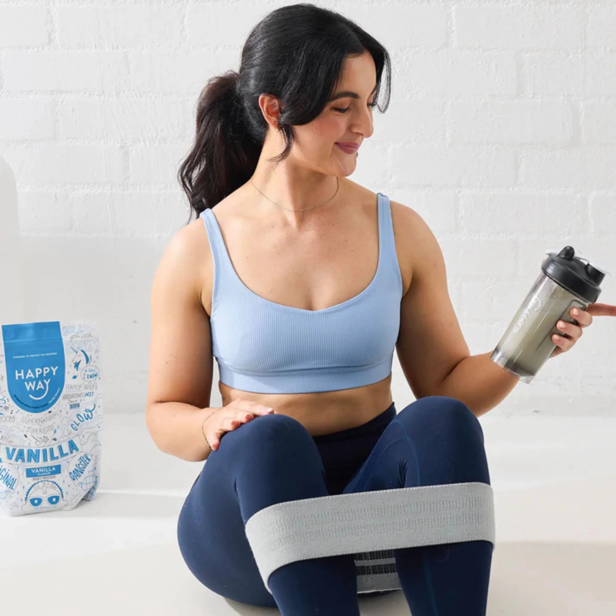 Happy Way Whey Protein Vanilla 1kg - Nature's Source Inc