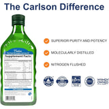Carlson Cod Liver Oil Natural 500ml - Nature's Source Inc