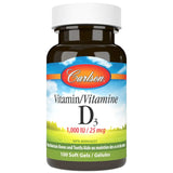 Carlson Laboratories Vitamin D3 1000IU 100 Softgels