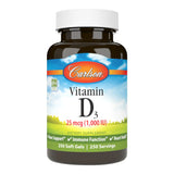Carlson Laboratories Vitamin D 1000IU 250 Softgels