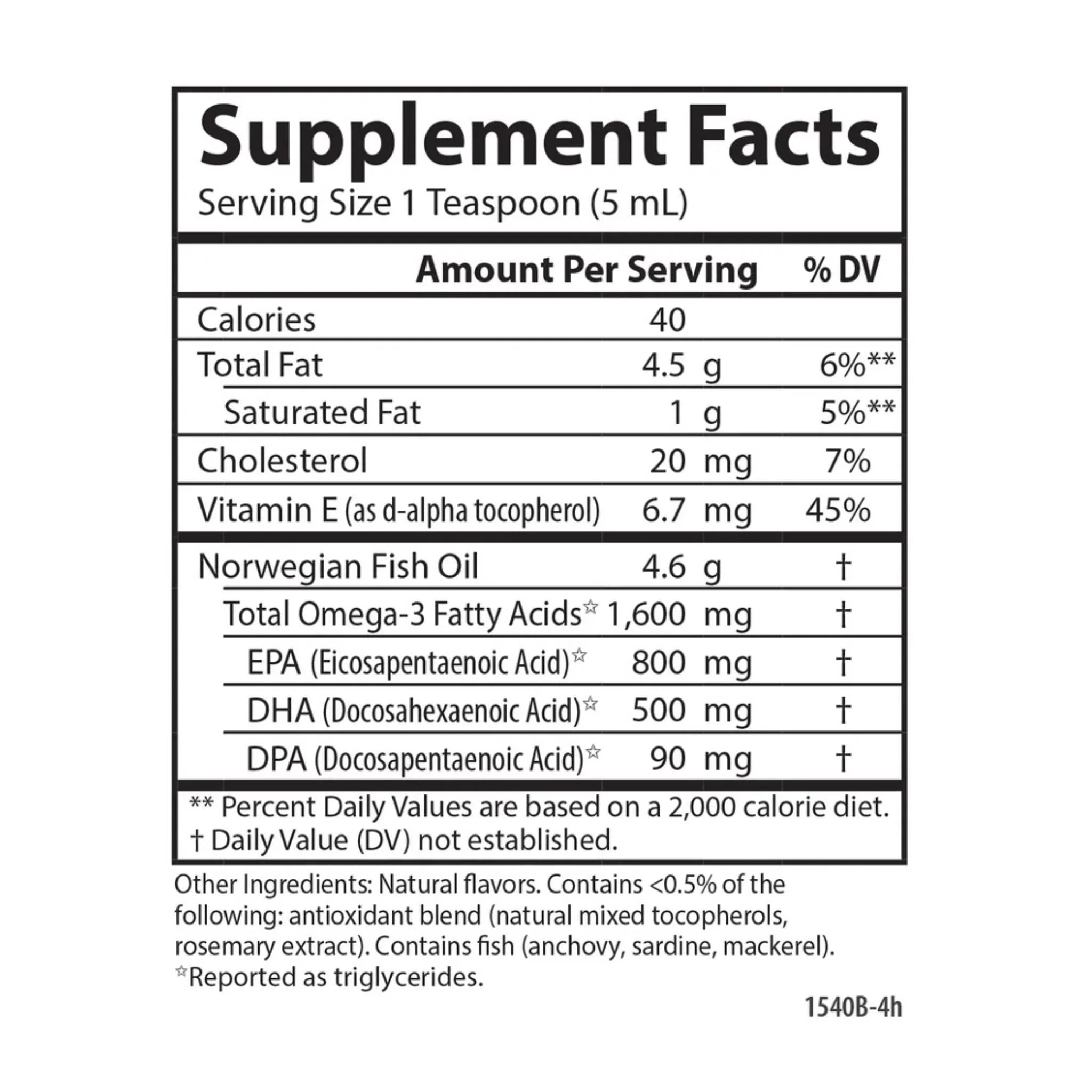 Carlson Laboratories VFFO Lemon 500ml - Nature's Source Inc