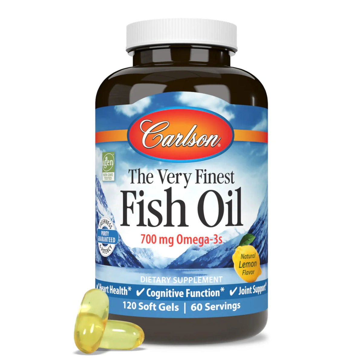 Carlson Laboratories VFFO Lemon 120 Softgels