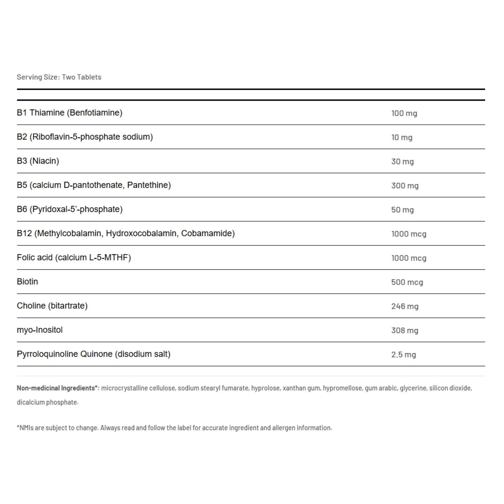 AOR Advanced B Complex Ultra 60 Tablets - Nature's Source Inc