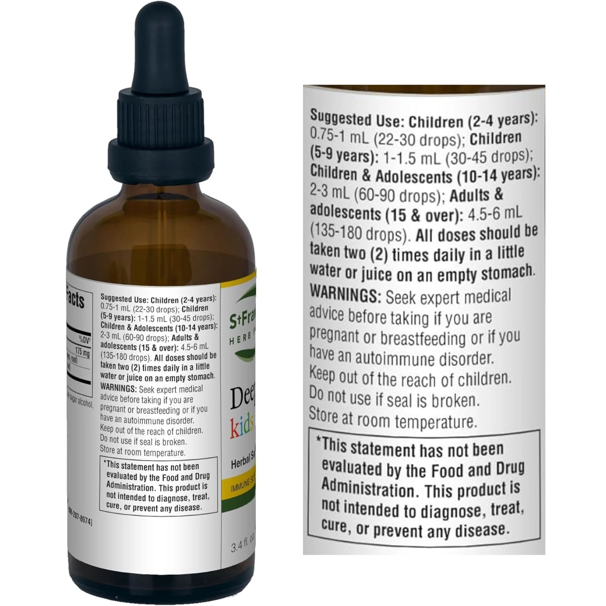 St. Francis Herb Farm Deep Immune Kids 100ml - Nature's Source Inc
